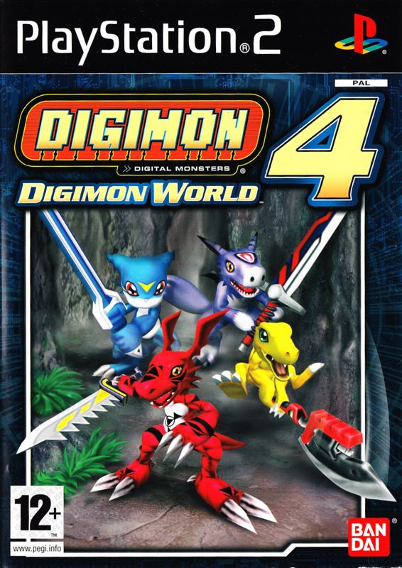 Digimon World 4 box art for Playstation 2